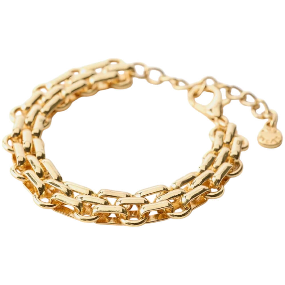 Mint Velvet Gold Tone Chain Bracelet